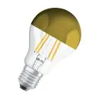 Osram Classic LED E27 Birne Fadenlampe Spiegel Gold 6.5W 650lm - 827  | Ersatz Für 50W