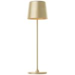 Brilliant Lampe De Chevet Kaami Métal Plastique Dorée 2W 310lm - 830 Blanc Chaud | 100mm - IP44 - Extérieur - Dimmable 