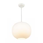 DFTP by Nordlux Navone 20 Suspension Luminaire Verre et Métal Blanc | Convient pour E27