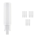 Lot 10x Ledvance Dulux-D LED  6W - 830 Blanc Chaud | 2 Broches - Remplacement 13W