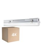 Lot 4x Ledvance LED Imperméable Boîtier Vide  MT Gen 3 IP65 | Convient pour 1x120cm Tube LED