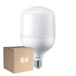 Lot 6x Philips TrueForce LED E27 HPL/HPI/SON Dépolie 35W 4800lm 180D - 830 Blanc Chaud | Remplacement 125W