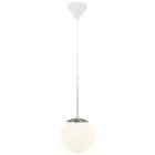 Nordlux Café Suspension Luminaire Verre Blanc | Convient pour E27