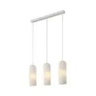 Nordlux Miella 3-Rail Suspension Luminaire Verre Blanc | Convient pour 3x E27