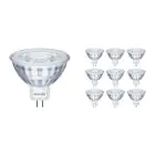 Lot 10x Philips Corepro LED Spot GU5.3 MR16 2.9W 230lm 36D - 827 Blanc Très Chaud | Équivalent 20W